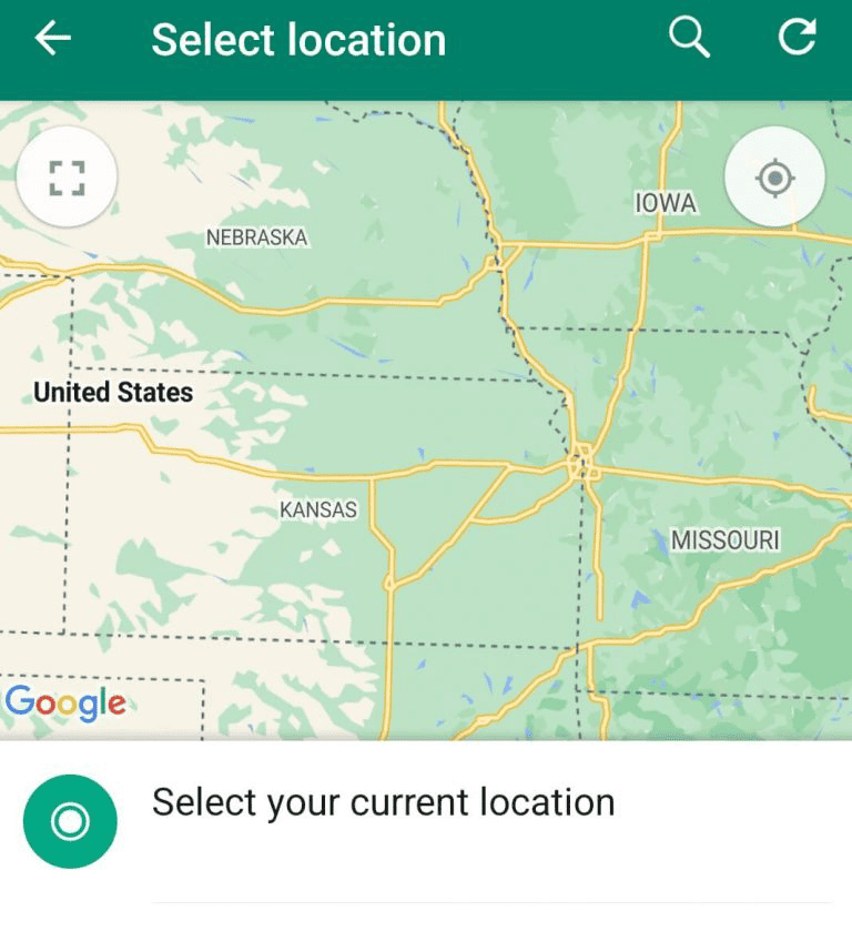 How to Add Location on WhatsApp Status - Google Maps