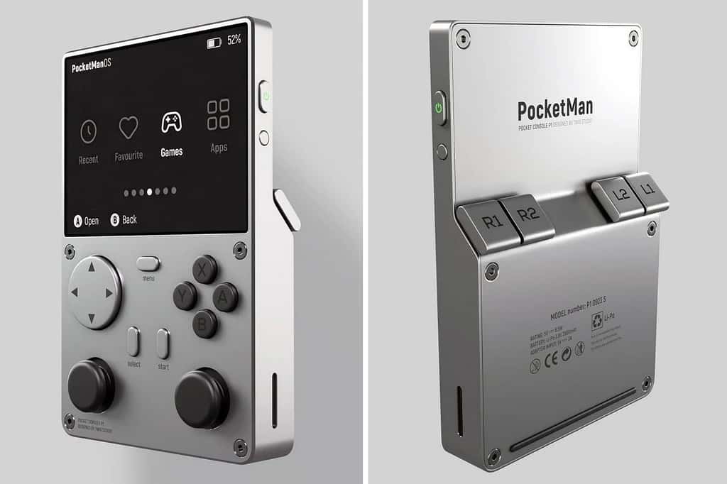THIS CYBERPUNK-LOOKING HANDHELD GAMING CONSOLE TAKES A PAGE FROM TEENAGE ENGINEERING